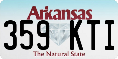 AR license plate 359KTI