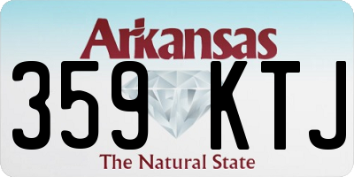 AR license plate 359KTJ