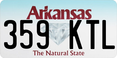 AR license plate 359KTL