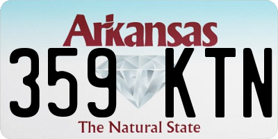 AR license plate 359KTN