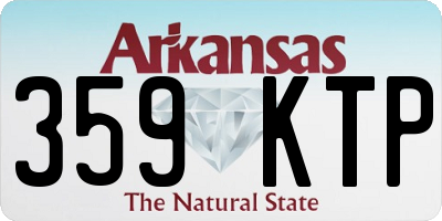 AR license plate 359KTP
