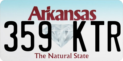 AR license plate 359KTR