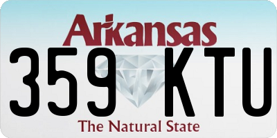 AR license plate 359KTU