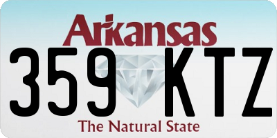AR license plate 359KTZ