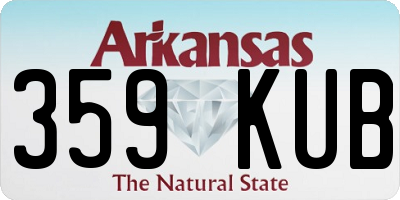 AR license plate 359KUB
