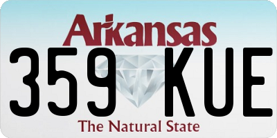 AR license plate 359KUE