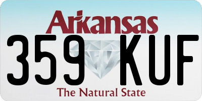 AR license plate 359KUF