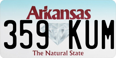 AR license plate 359KUM