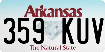 AR license plate 359KUV