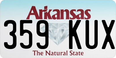 AR license plate 359KUX