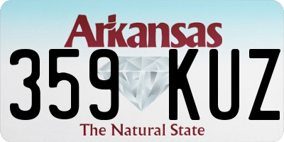 AR license plate 359KUZ