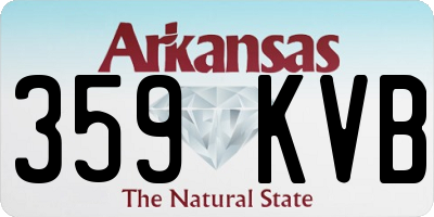 AR license plate 359KVB