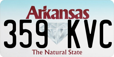AR license plate 359KVC