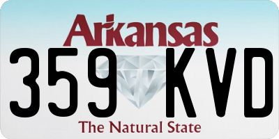 AR license plate 359KVD