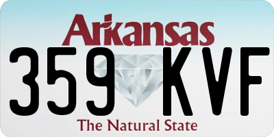 AR license plate 359KVF