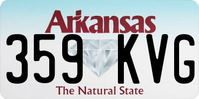 AR license plate 359KVG