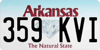 AR license plate 359KVI