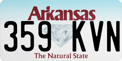 AR license plate 359KVN
