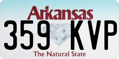 AR license plate 359KVP