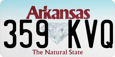 AR license plate 359KVQ