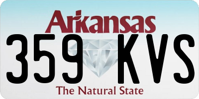 AR license plate 359KVS