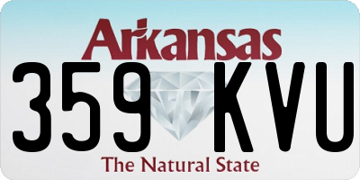AR license plate 359KVU