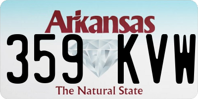 AR license plate 359KVW