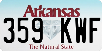 AR license plate 359KWF