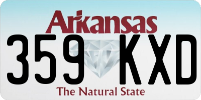 AR license plate 359KXD
