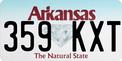 AR license plate 359KXT