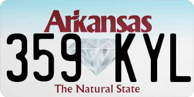 AR license plate 359KYL