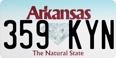 AR license plate 359KYN