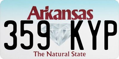 AR license plate 359KYP
