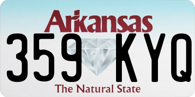AR license plate 359KYQ
