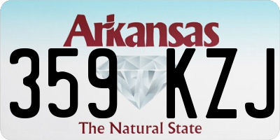 AR license plate 359KZJ