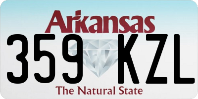 AR license plate 359KZL