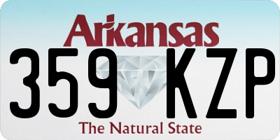 AR license plate 359KZP