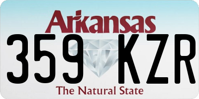 AR license plate 359KZR