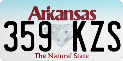 AR license plate 359KZS