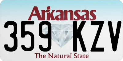 AR license plate 359KZV