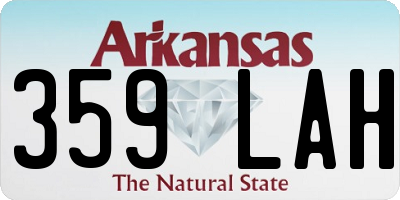 AR license plate 359LAH
