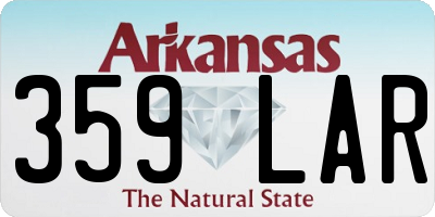 AR license plate 359LAR
