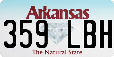 AR license plate 359LBH