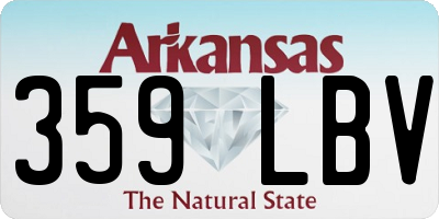 AR license plate 359LBV