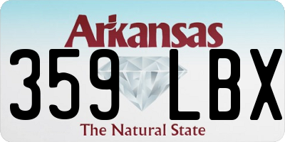 AR license plate 359LBX
