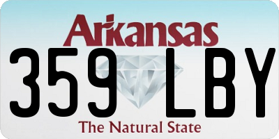 AR license plate 359LBY