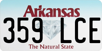 AR license plate 359LCE