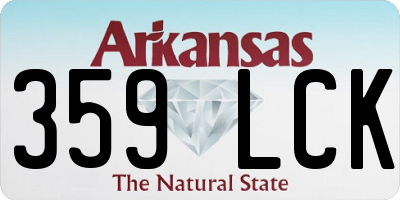 AR license plate 359LCK