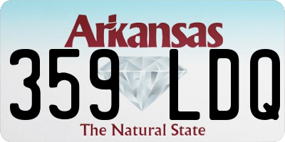AR license plate 359LDQ