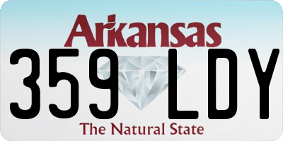 AR license plate 359LDY